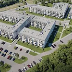 With A Garden Near Port In * Гдыня