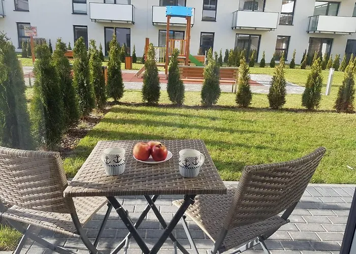 With A Garden Near Port In *